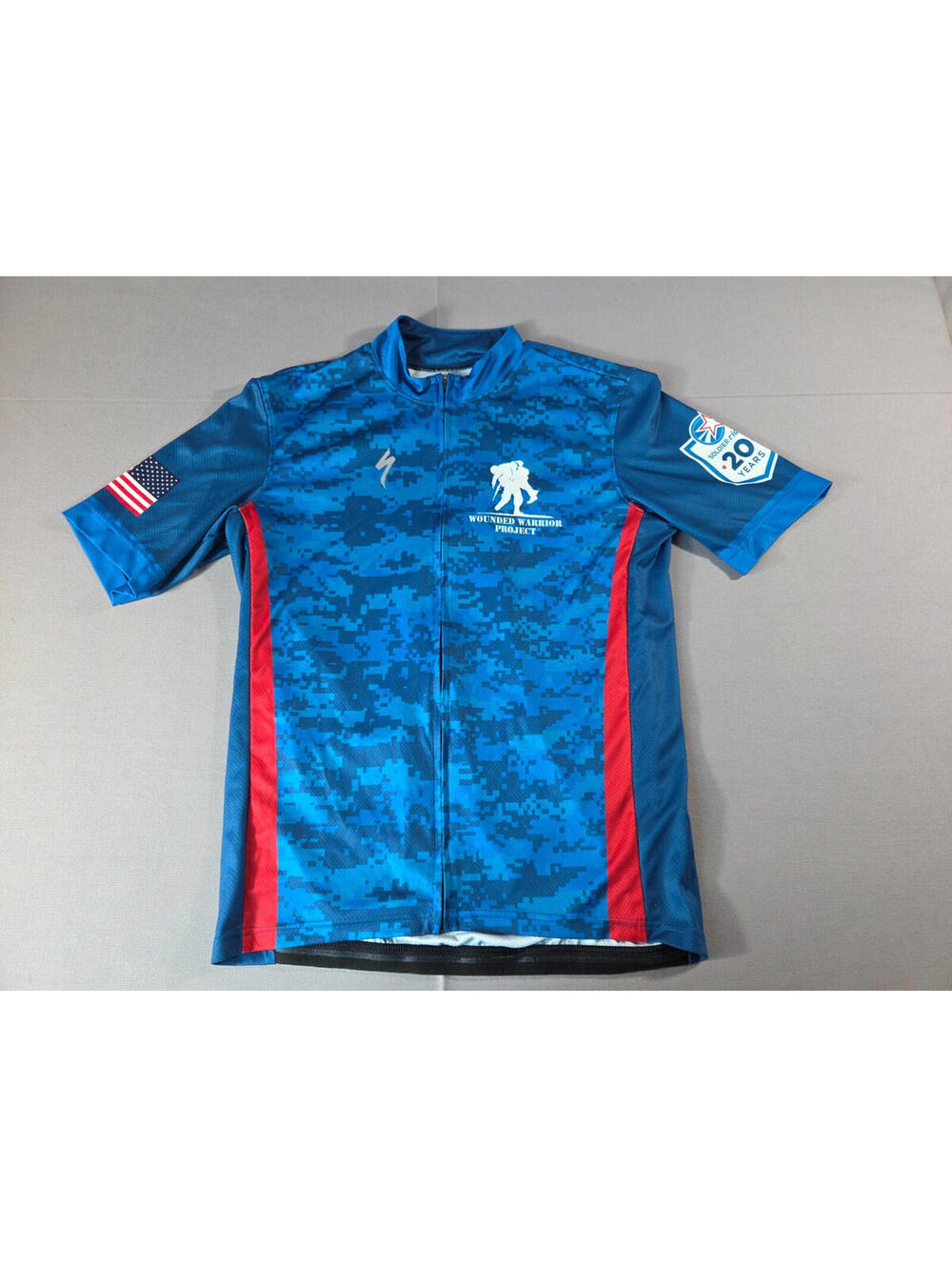 Specialized Soldier Ride Wounded Warrior Project Cycling Jersey Mens L